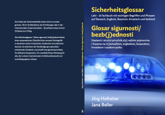 Sicherheitsglossar Lehr - & Fachbuch mit wichtigen Begriffen und Phrasen auf Deutsch, Englisch, Bosnisch, Kroatisch und Serbisch